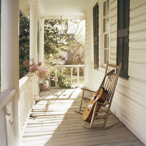 Envision yourself on a rustic porch as the day begins, with the melodic strumming of an acoustic guitar providing an uplifting soundtrack. This instrumental composition is drenched in the warmth and cheer of country living, highlighting the simple joys and peaceful essence of rural mornings. It mixes vibrant rhythms and heartwarming melodies that evoke a feeling of optimism and contentment.