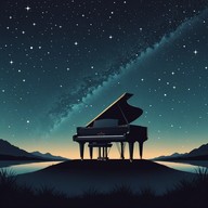 elegant piano melodies under starlight skies