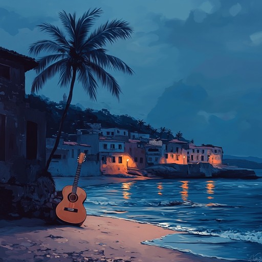 An enchanting instrumental rumba featuring soothing guitar rhythms, evoking the peaceful ambiance of cuban evenings by the sea, perfect for relaxation and unwinding.