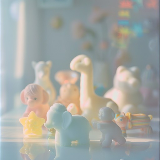 A serene composition that blends delicate toy instruments and gentle ambient sounds, reminiscent of peaceful childhood moments. The music captures the essence of innocence and wonder, creating a nostalgic yet tranquil listening experience.