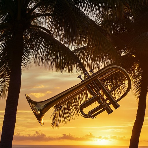 This instrumental salsa piece embodies the majestic spirit of the caribbean, with soaring trumpet melodies, rich percussion rhythms, and lively piano creating an atmosphere of grandeur and festivity.