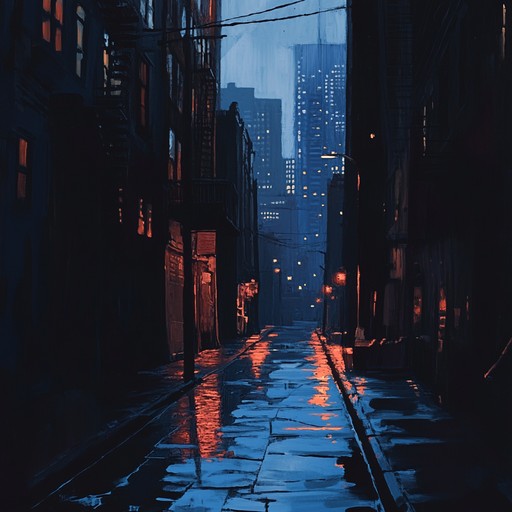 Create a gritty instrumental lo fi track with aggressive beats layered over dark atmospheric undertones. Minimalist synths and heavy basslines drive the track forward, producing a raw and edgy ambiance. Add subtle vinyl crackles and distorted samples to enhance the urban midnight theme.