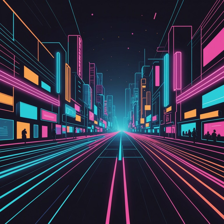 Imagine a bustling city at night, illuminated by the glow of neon lights, where traditional latin music meets the pulsating energy of modern urban life. This track captures the essence of a lively night out with its energetic rhythms and playful tones.