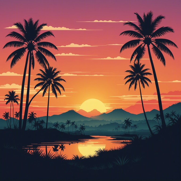 Imagine the lush, vivid landscape of bali as it meets the futuristic soundscape of electro rhythms. The track combines traditional eastern instruments with modern electronic beats, creating a melody that transports you to a sunset on a mystical island. Vividly blending cultural heritage with contemporary music innovation, this piece resonates with a feel of adventure and tranquility.