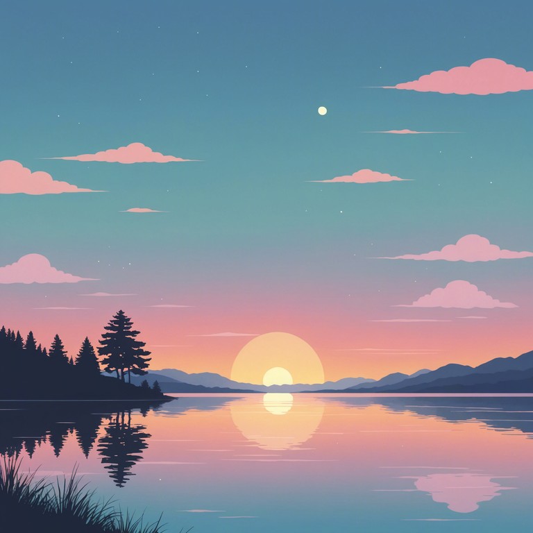 A soothing instrumental track featuring ethereal sounds to emulate the peacefulness of a sunset. Perfect for unwinding or as soft background music during leisure activities.