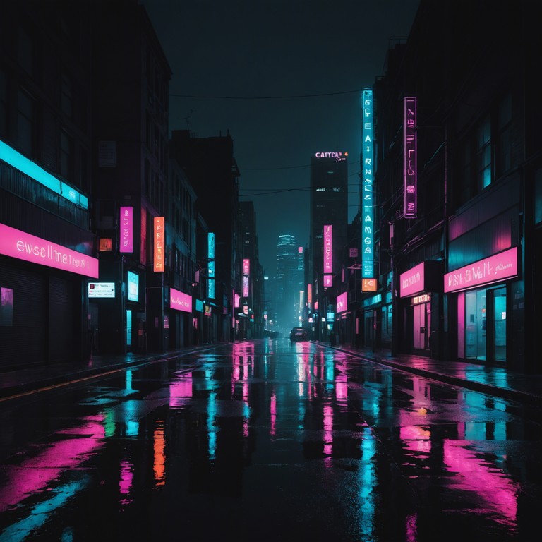 In this track, the ethereal dimensions of r&b merge with vibrant, futuristic soundscapes creating a captivating melody that resonates with the listener’s deepest emotions. The composition features haunting whispers and dark, neon tinted beats that evoke a sense of thrilling mystery and nocturnal energy.