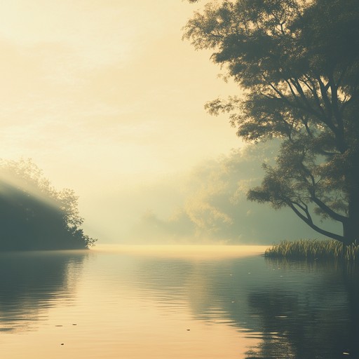 A deeply serene composition featuring soft, flowing flute melodies that replicate the gentle whisper of a stream. Ideal for relaxation and meditation, this piece transports listeners to a peaceful riverside at dawn, enveloped in the purity and quiet of nature.