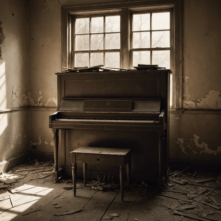 In this track, a solo piano delicately plays a series of haunting, slow melodies that evoke a deep sense of nostalgia and yearning. Each note stretches out, filling the silence with a poignant longing for a past that can never be reclaimed. The song captures the essence of memories fading into the shadows of forgotten realms, providing a deep, introspective journey into the soul.