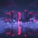 tranquil synthwave capturing a nostalgic summer night vibe.