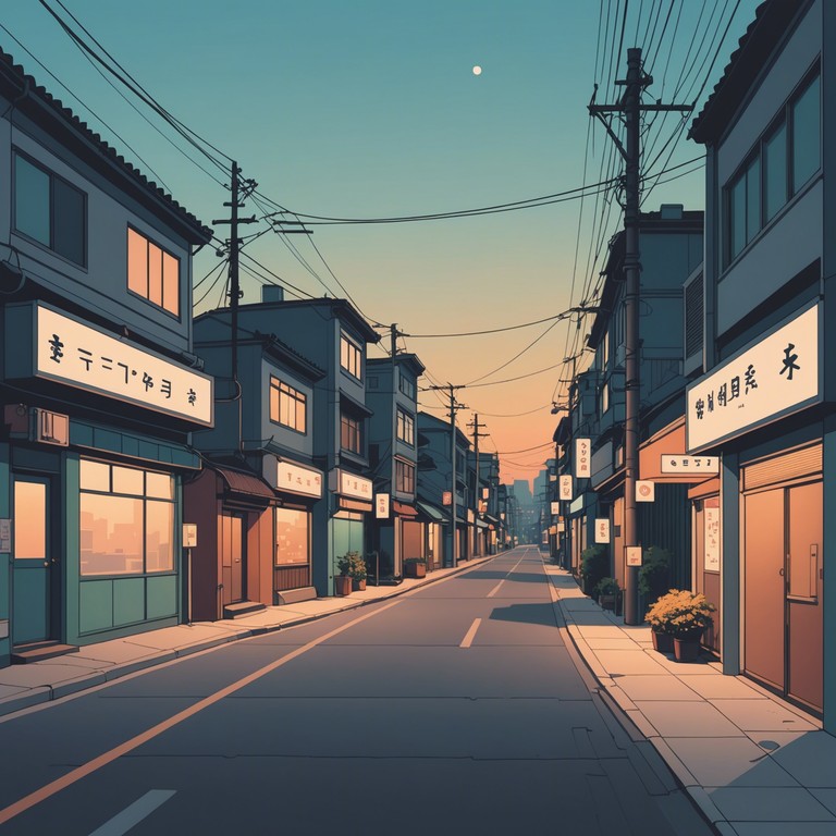 Imagine wandering through the calming streets of seoul at dusk; each note captures the essence of a serene korean evening, blending traditional k pop rhythms with light, airy soundscapes that provide a tranquil audio journey.