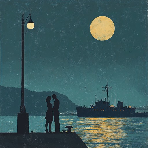 Alternative long description: a romantic and sensual instrumental ballad that celebrates the russian navy through evocative melodies. This composition conjures images of moonlit waters and heartfelt partings, reflecting the pride and romance tied to naval life. The music resonates with tender emotions and maritime heritage.