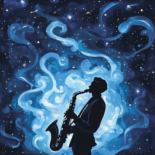 An instrumental jazz composition blending gentle saxophone riffs with atmospheric sounds, evoking a serene dreamscape floating between reality and imagination.