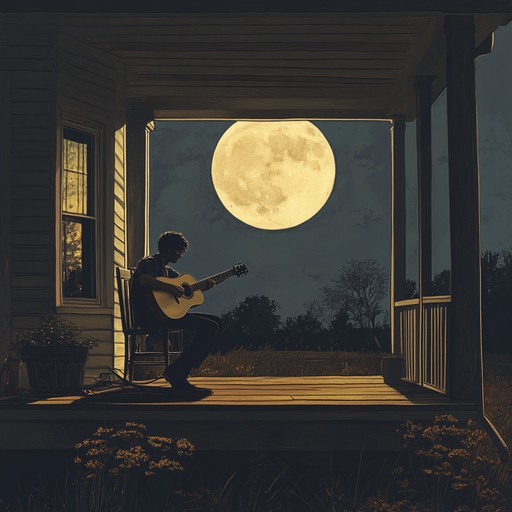 Imagine a lone guitarist sitting on an old wooden porch in the heart of the mississippi delta, playing soul stirring tunes under a starry night sky.