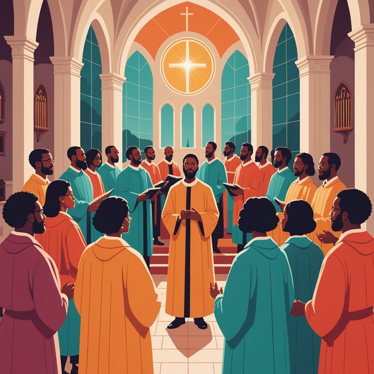 This instrumental track is designed to evoke a sense of joy and spiritual upliftment. Featuring a dynamic piano lead, layered with a lively gospel choir, the song captures the essence of a sunday morning praise service, encouraging feelings of hope and community