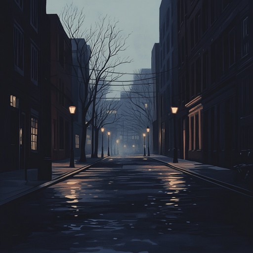 A melancholic experimental instrumental piece that captures the feeling of wandering alone through deserted city streets at night, blending ambient textures with unconventional sounds to evoke a sense of isolation and introspection.