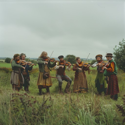 Experience the rapture of a lively celtic dance celebration with soaring melodies, rhythmic energy, and spirited traditional instrumentation. Joy and exhilaration abound in this festive piece, capturing the essence of celtic heritage and communal merriment.