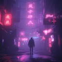 groovy cyberpunk rhythms with pulsing synths and driving basslines