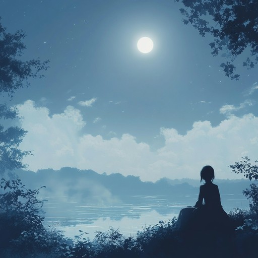 This composition captures the essence of poignant and reflective moments often found in anime, delivering a deep sense of sorrow and introspection through slow, emotional tones. The gentle plucking of a koto adds a cultural touch, resonating with the anime's japanese background, embodying the inner turmoil and unspoken sadness of the characters.