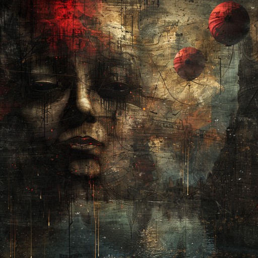 A haunting, atmospheric track that captures the eerie yet festive mood of a mystical nighttime carnival, blending a variety of unconventional sounds and subtle melodic undertones to evoke a sense of wonder and slight unease.