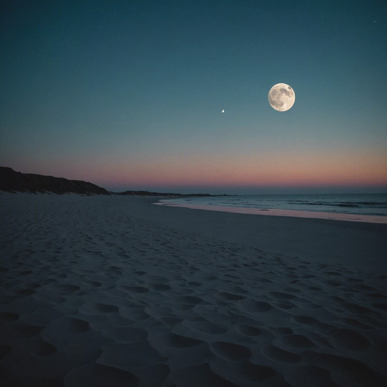 Imagine a seaside in kingston where the full moon casts long shadows and the night air carries the sound of stirring reggae rhythms that blend with mysterious, eerie undertones. The music captures the essence of a spooky tropical night, with deep bass lines and chilling synthesizer melodies.