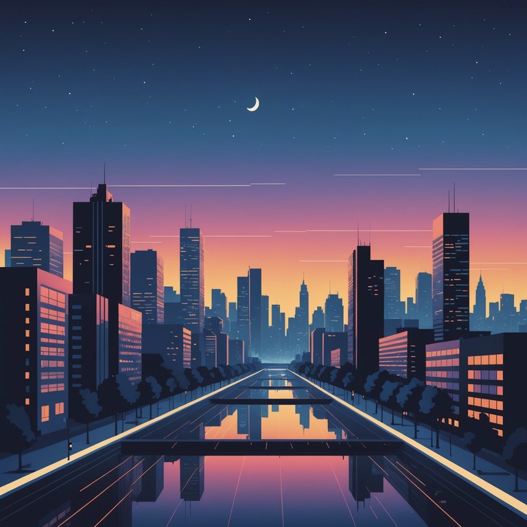 This track embodies the essence of a calm, urban evening as the city lights begin to twinkle. A smooth, flowing saxophone leads the melody, setting a tranquil yet engaging tone that's perfect for unwinding after a long day. The composition gently swirls around themes of peace and urban elegance, making it an ideal backdrop for evening contemplations or intimate gatherings.