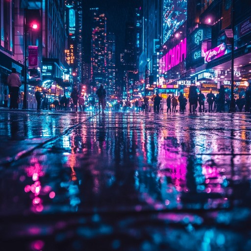 Explore the serene fusion of city nightlife and dreamy ambiences, where urban beats and calming synths create a lush, modern soundscape, perfect for late night reflections and urban adventures.