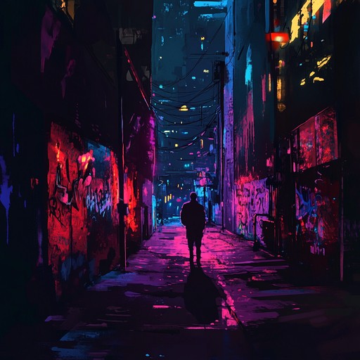 The track features gritty pop beats and melodies that capture the raw essence of city life, blending synths and percussions to create an edgy urban atmosphere.