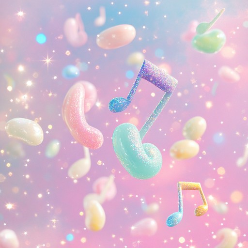 A cheerful and upbeat instrumental j pop song filled with playful synth melodies and bouncy beats, capturing a whimsical atmosphere that transports listeners to a joyful, light hearted adventure.