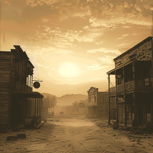 A nostalgic instrumental piece echoing the spirit of the western frontier, featuring twangy guitars and lonesome whistling. It transports listeners back to simpler times with warm, rustic melodies, evoking images of dusty roads, sunsets, and endless horizons. This track blends traditional western music elements with a modern touch, making it timeless and heartfelt.