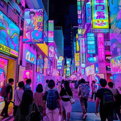 A lively and infectious j pop instrumental that captures the hustle and bustle of tokyo streets. With sparkling synths, bouncy rhythms, and catchy hooks, this track brings an exhilarating and cheerful vibe to any setting.