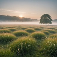 orchestral piece evoking gentle pastoral images