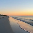 soft electric piano creates tranquil beach sounds