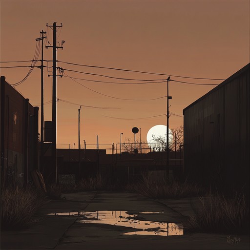 An evocative instrumental track blending heavy industrial rock with wistful melodies, capturing the sense of loss as old industries fade into memory