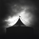 haunting circus tunes with a sinister and dark atmosphere