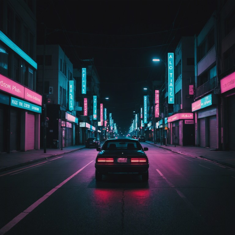 Imagine cruising at night through a city bathed in neon lights, with a track that offers a peaceful yet poignant musical reflection on urban life.