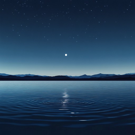 This composition captures the serenity of a night by a still lake, where the moon reflects softly across the water's surface. The piece begins with a quiet, mellow introduction, slowly building into a lush, harmonic beauty that mimics the tranquil and mysterious ambiance of night. The gentle strumming of the harp adds depth to the calming night air, creating an immersive experience of nighttime stillness and reflection.