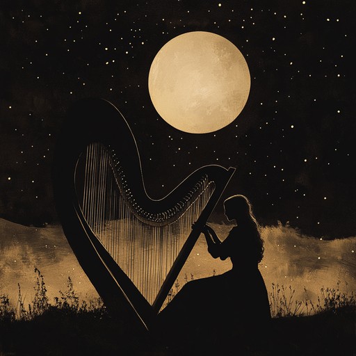 This mesmerizing harp piece captures the essence of escaping into the enchanting night. As the melody flows, it tells a story of breaking free under the stars, infusing every note with a sense of wonder and hope. The celestial harmonies create an atmosphere of magical liberation.