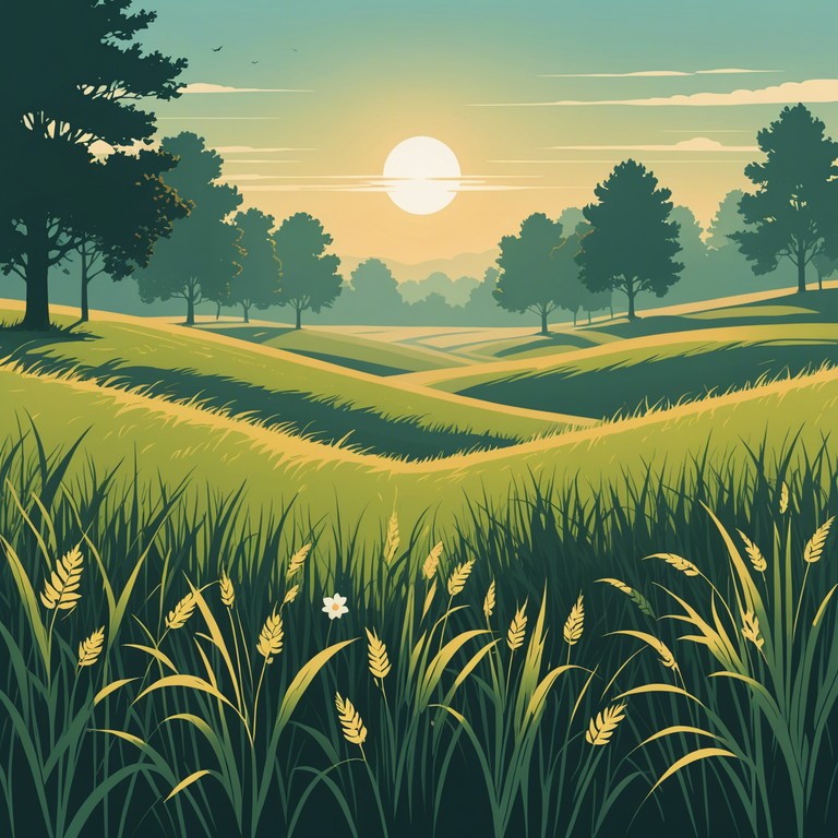 This track evokes a sense of floating above a blooming meadow, with gentle breezes and a warm sun guiding the daydream like melody through whispery synth sounds and a touch of reverb that enhances the depth. The whimsical essence is created by interweaving light piano riffs and airy synth pads that suggest a serene, almost ethereal atmosphere where nature and music meet.