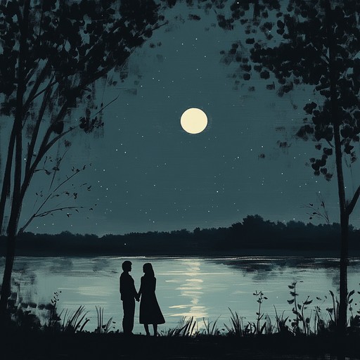 A gentle track that evokes a profoundly beautiful, silent conversation between lovers, lingering beneath a soft, glistening moon. Delicate touches of melody drift like whispers on the night air, symbolizing soul deep connections and the tender moments of night time confessions.