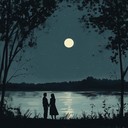 romantic serenade by soft moonlit waters