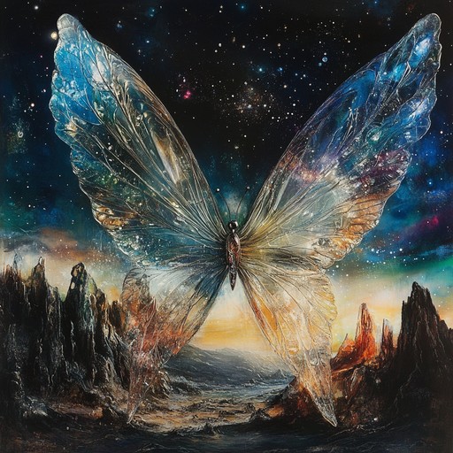 A mesmerizing instrumental journey that fuses hauntingly beautiful ethereal melodies with the powerful intensity of metal, creating a soundscape that transports listeners through otherworldly dimensions of glass and steel.