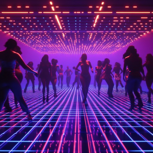 An uplifting electronic dance track featuring vibrant synths and catchy beats that inspire happiness and energetic movement on the dance floor.