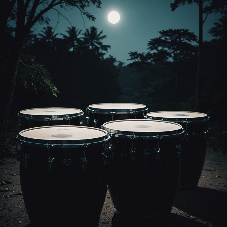 Imagine the moon casting long shadows as congas echo through a haunted cuban landscape, melding suspense with the vibrancy of afro cuban culture.