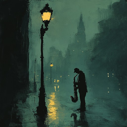 An instrumental jazz composition that captures the introspective mood of wandering through empty city streets at night, blending soft melodies with ambient sounds to evoke feelings of contemplation.