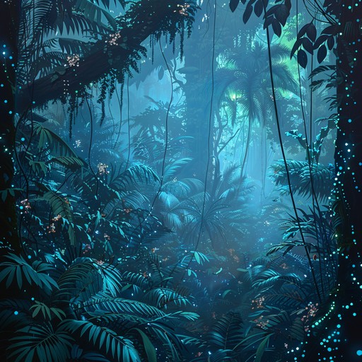 Embark on an auditory expedition in a mystical digital jungle, where the sounds of nature meet the precision of idm, enveloping you in an enigmatic, lush world of electronic textures.