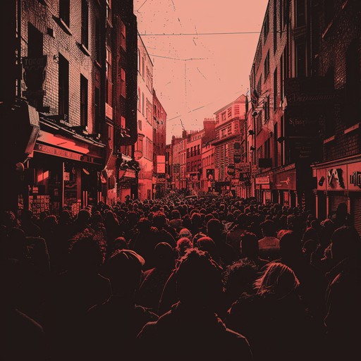 Experience the raw intensity of hardcore punk intertwined with the chaos of a massive street party. This track features aggressive guitar riffs and pounding drums, creating a soundscape that’s both festive and rebellious.