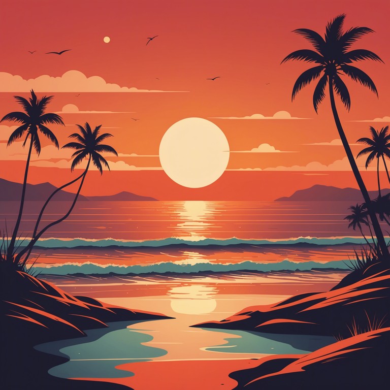 This track paints a sonic picture of a perfect summer sunset, where light, breezy synths combine with undulating electronic rhythms to create a feeling of unwinding after a day full of energy. The music gradually shifts from more energetic beats to softer, more reflective melodies.