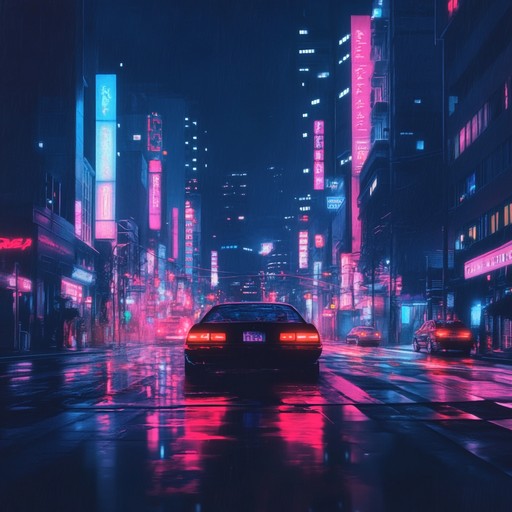 This instrumental chillwave song blends uplifting synthesizer melodies with retro drum beats, evoking the feeling of a night time drive through neon lit city streets.