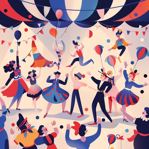 A joyous salsa track inspired by the cheerful antics of carnival clowns. The music is filled with infectious rhythms and playful tunes, perfect for dancing and creating a fun loving atmosphere. Bright trumpets and vivacious percussion provide an energetic and festive feel, capturing the essence of carnival celebrations.