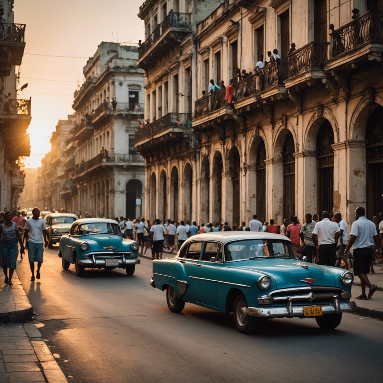 This track is a nostalgic journey back to havana's music scene steeped in deeply emotional afro cuban styles. The marimba plays soul stirring melodies harmonized with traditional cuban rhythms, evoking memories of warm nights, old cobblestone streets, and the rhythmic clatter of dominoes under sunsets. The music encapsulates a past era of romance and lively street music that tugs at the heartstrings.